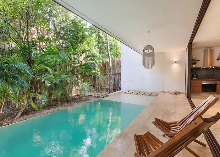 Bajocielo107 Lux 2br Priv Pool In Aldea Zama